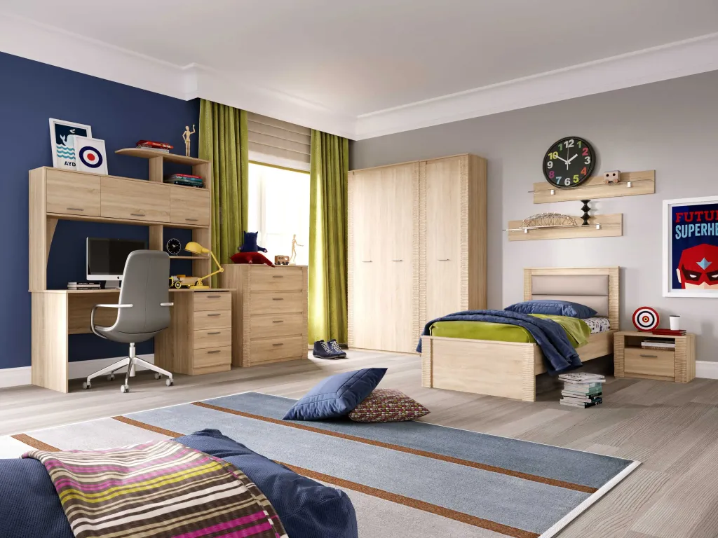 Гарнитур для молодёжной комнаты "Элана"