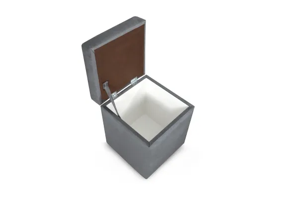 Банкетка № 20 Вариант 3 Альба темно-серый