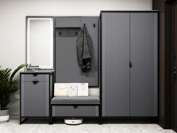 Прихожая "Нора" композиция #1 Графит