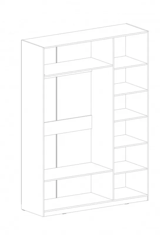 Шкаф трехдверный "Глазго" спальня