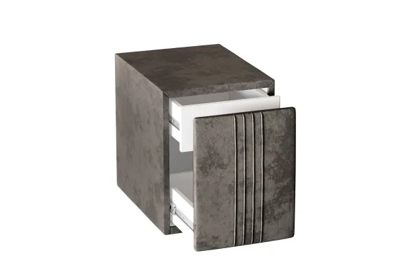 Тумба мягкая "Севилья" Вариант 4 Альба светло-коричневый