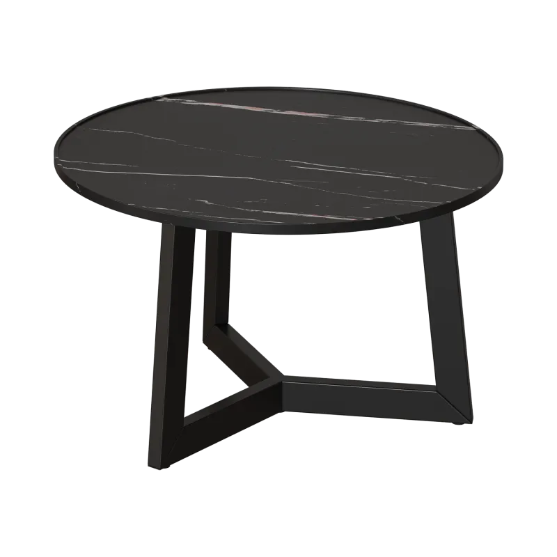 Стол журнальный "Брион" D680 Мрамор FA 9002